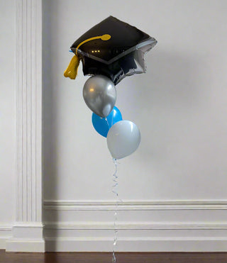 Grad Cap Helium Bouquet