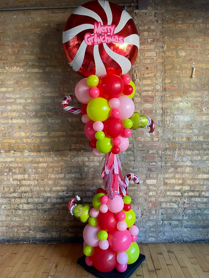 Christmas Crazy Balloon Column