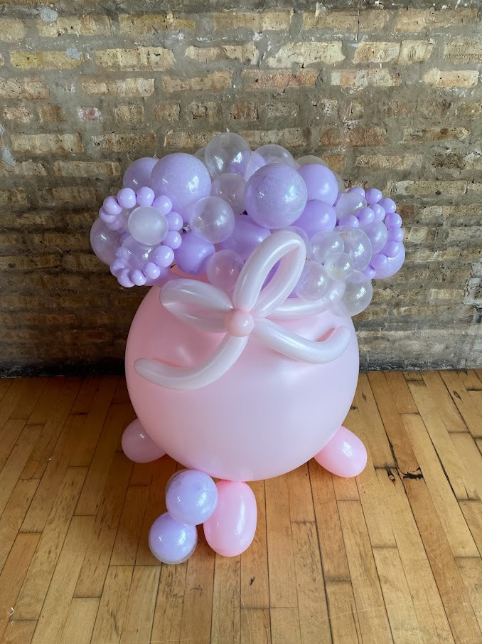 Pink-o-Ween Bubbling Balloon Cauldron
