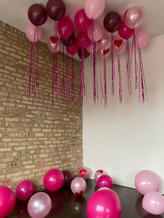 Valentine Ceiling And Floor Balloons