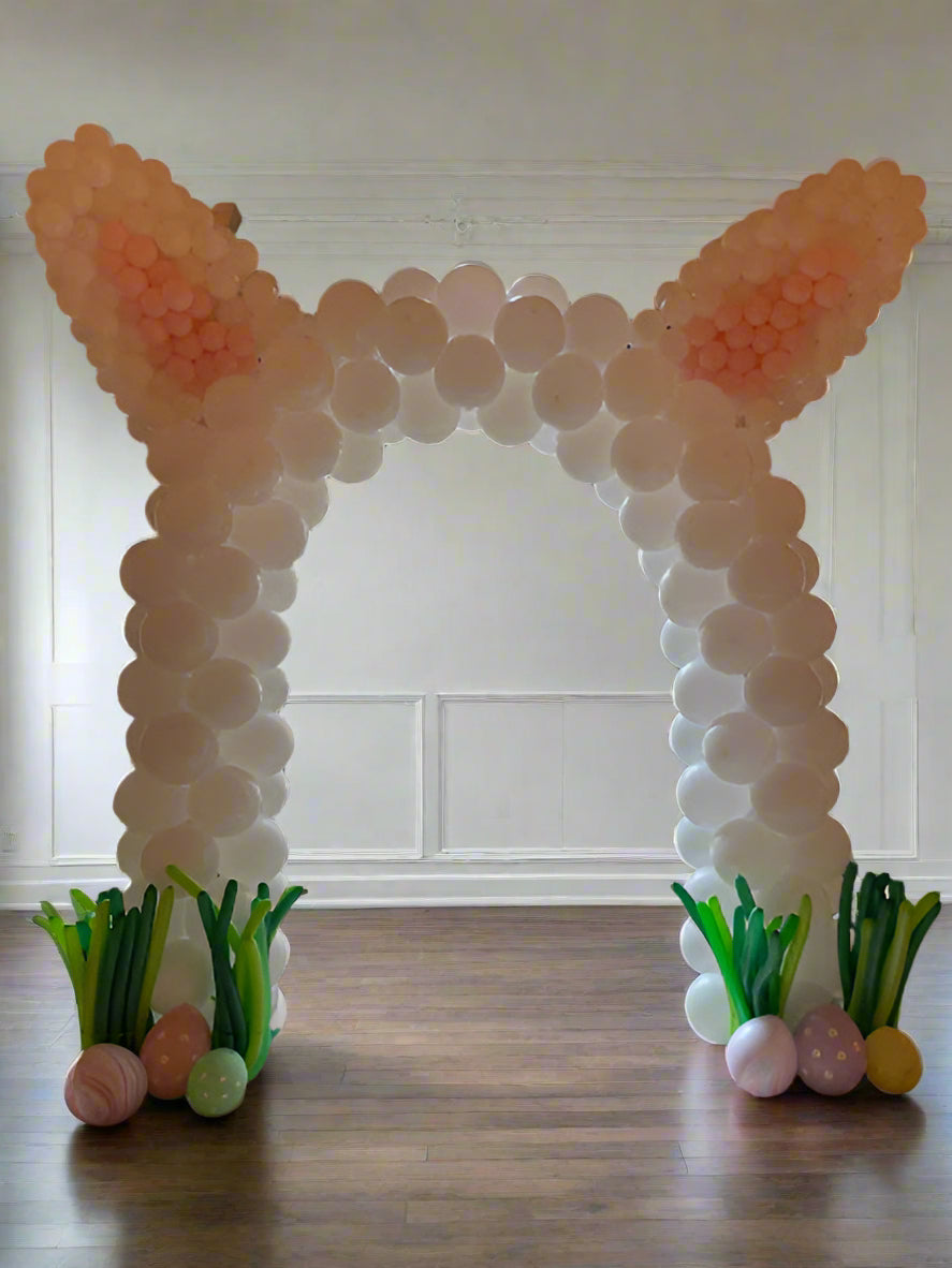 Easter Bunny Balloon Arch