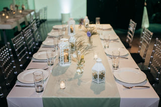 Bat Mitzvah bright green butterfly tabletop decor with the 99 Haus Balloons and Decor custom event service