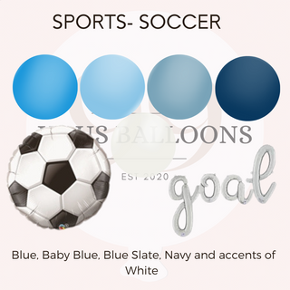 Sports Number Helium Bouquet