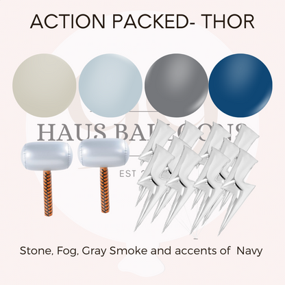 Action Packed Free Standing Garland